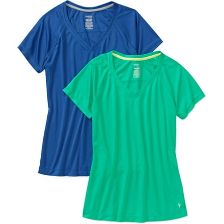 Danskin Now Women's Poly T-Shirt, 2-Pack