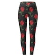 thumbnail image 5 of WAYUTE Womens Leggings Tummy Control Printed Training Exercise Stretchy Fit Trendy Yoga Trousers for Daily Wear 6XL, 5 of 5