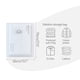 thumbnail image 2 of Bolsa de almacenamiento al vacío Milky White | Triple Sellado Hermético PA+PE | Organizador de ropa para colchas de cama | Ahorro de espacio reutilizable y duradero | Compresión de Viajes | 1 Pack, 2 of 2