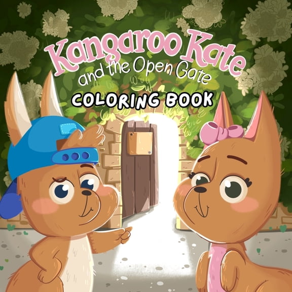 Kangaroo Kate And The Open Gate Coloring Book, (Paperback)