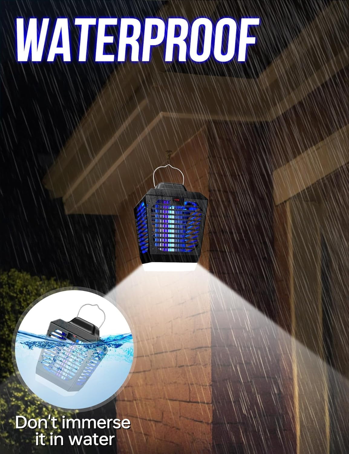 Bug Zapper, Mosquito Zapper with LED Light, Bug Zapper Outdoor, Electric Fly Zapper, Mosquito Killer, Fly Traps, Flying Insects Zapper Indoor Outdoor