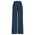 thumbnail image 7 of HAiming Womens Corduroy Pants Casual Buttons Waist Straight Leg Casual Plus Size Pants with Pockets Travel Vacation, 7 of 7