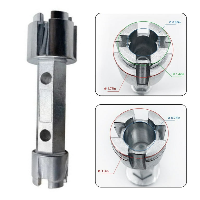 1pc Drain Remover Wrench Removal Tool, Dual Ended Dumbell Wrench, Heavy  Duty Aluminum Removal Tool