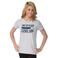 thumbnail image 4 of I Dont Get Older I Level Up Gamer Womens Fitted Plus Size Graphic Tee Brisco Brands 3X, 4 of 4