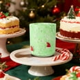 thumbnail image 4 of Christmas Icon Juice Glasses,Christmas Drinking Cups,Four Colors and Patterns,Strong and Durable Glasses Are The Great Gifts for Friends，Green, 4 of 9