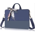 thumbnail image 1 of Laptop Bag 13.3 Inch - for Women Carrying Computer Shoulder Messenger Case Blue, 1 of 6