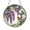 Acrylic 3.5 Inch, variant on Wisteria Butterfly Stained Glass Suncatcher, Floral Window Hanging Decor, Spring Garden Art Panel, Nature Inspired Home Accent Ornament Gift