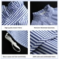 thumbnail image 5 of Camicover Women Ruffle Mock Neck Detachable Half Blouse Shirts Fake Collar Dickey Collar Faux False Collar for Girls, 5 of 6
