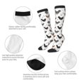 thumbnail image 3 of Yiaed Retro Rooster Print Great elasticity Adult Stockings Sports socks for Men and Women, 3 of 6