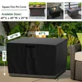 thumbnail image 3 of STARTWO 44 in Square Fire Pit Cover Waterproof Windproof Anti-UV Heavy Duty for Patio, 3 of 7
