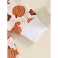 thumbnail image 7 of Suealasg Halloween Infant Boys Girls Romper Bodysuits Long Sleeve Ghost Pumpkin Print Full Length Jumpsuit Headband 3 6 12 18 Months Baby Fall Coming Home Clothes, 7 of 7