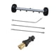 thumbnail image 1 of Limpiador de Chasis para Lavadora a Presión Cepillo Limpiador Bajo Carro con Barra Inclinada Y Recta Adaptador de Latón Incluido Herramienta Resistent gris, 1 of 9