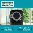 thumbnail image 4 of Brentwood 14-In. 3-Speed Portable Oscillating Tower Fan, Black, F-14TBK, 4 of 6
