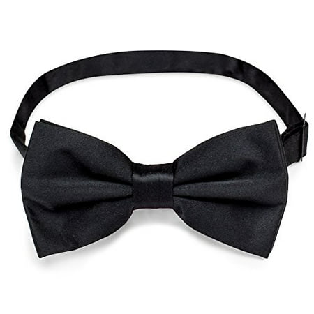Brybelly Formal Black Casino & Poker Dealer Pre-tied Adjustable Bow (Best Collar For Bow Tie)