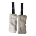 thumbnail image 3 of AWHAO 2 Pcs Sangles de Pilates pour Reformer Bandes de Résistance Peluche pour Installation Facile Gris Pâle, 3 of 9