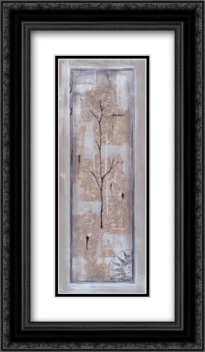 Winter Solstice I 2x Matted 14x24 Black Ornate Framed Artwork Print by... by FrameToWall