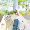 thumbnail image 2 of Travel Toothbrush Case Capsule Toothbrush Cup Toothbrush Case Holder 2 in 1 Cover Container Bathroom for Business Use Outdoors Sky Blue, 2 of 9