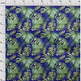 thumbnail image 3 of oneOone Polyester Lycra Purple Fabric Neem Leaves Sewing Craft Projects Fabric Prints By Yard 56 Inch Wide, 3 of 4