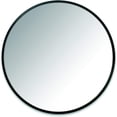 thumbnail image 1 of ITY International - Miroir Mural Rond, Diamètre 23.6 Pouces, Cadre Noir, 1 of 4