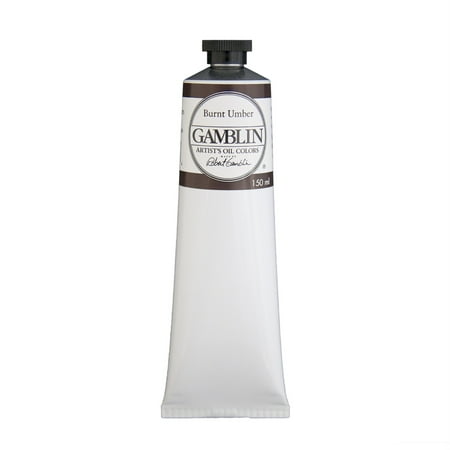 UPC: 0729911120804 | Gamblin Artist s Oil Color – Burnt Umber 150 ml tube
