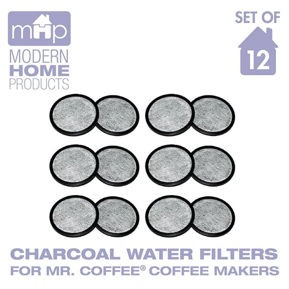 Water Filter Replacement Discs, Replaces Mr. Coffee WFF-3 Water Filter Discs- Set of 12