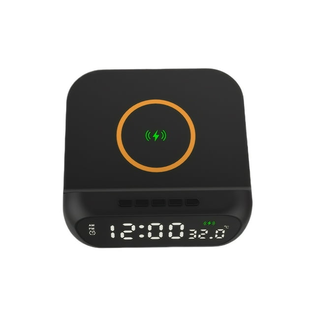 Reloj despertador digital Ounissouiy blanco con números grandes con fecha y semana Electrodomésticos negro