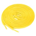 thumbnail image 1 of 2 Pares Cordones Atléticos De Botas Oval Media Cordones Redondos Para Zapatillas Amarillo 160 cm/63, 1 of 4