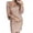 C-Khaki25, variant on DHFJKG Womens Sparkly Dresses For Wedding Guest Glitter Bodycon Long Sleeve V Neck Mini Dress Carnival Night Out Clubwear For Ladies Stylish Dresses