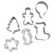 thumbnail image 4 of Moldes de galletas de bricolaje de 6 piezas de Navidad herramientas creativas de molde para hornear (plata), 4 of 5