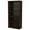 Black Walnut, variant on Pemberly Row Tall 5 Shelf Bookcase in White - Engineered Wood
