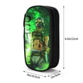 thumbnail image 4 of Apex Legends Octane Pencil Case Large Capacity Pencil Pouch Pen Bag Office Stationery Organizer Travel Makeup Bag Black, 4 of 9