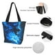 thumbnail image 4 of Fotbe Wolf Bolsa de Playa con Estampado, Bolsa de Hombro, Bolsa de Mano Espaciosa, Bolsa de Viaje Ligera, Bolsa de Compras Versátil, 4 of 6