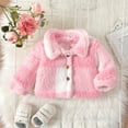 thumbnail image 2 of Vividxx Girl's Winter Coat Jacket Girls Winter Long Sleeve Warm Plaid Coat Jacket Fall Clothes Fashion Toddler Boys Girls Clothes 12-18 Months, 2 of 7