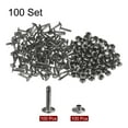 thumbnail image 3 of Uxcell 100 Sets Leather Rivets 9mm x 16mm Metal with 3 Setter Tools for Craft, Gunmetal, 3 of 6