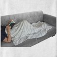 thumbnail image 6 of Green Soft Flannel Fleece Blanket, Retro Pattern with Polka Dots in Pastel Color Baby Nursery Theme Old Fashioned, Cozy Plush for Indoor and Outdoor Use, 70" x 90", Mint Green White, by Ambesonne, 6 of 6
