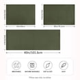 thumbnail image 2 of Ryvnso Satin Pillowcase Olive Green Solid Pillow Cases Standard Size 40x20in, 2 of 6