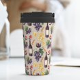 thumbnail image 6 of Goofa Watercolor Bottles And Glasses for Insulated Travel Coffee Mug Spill Proof Leak Proof 16 OZCoffee Tumbler Reusable Coffee Cups with Lids Thermos for Hot and Cold Drink, 6 of 8