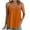 Orange, variant on Buigttklop Womens Short Sleeve Round Neck Shirts Summer Solid Color Basic Tee