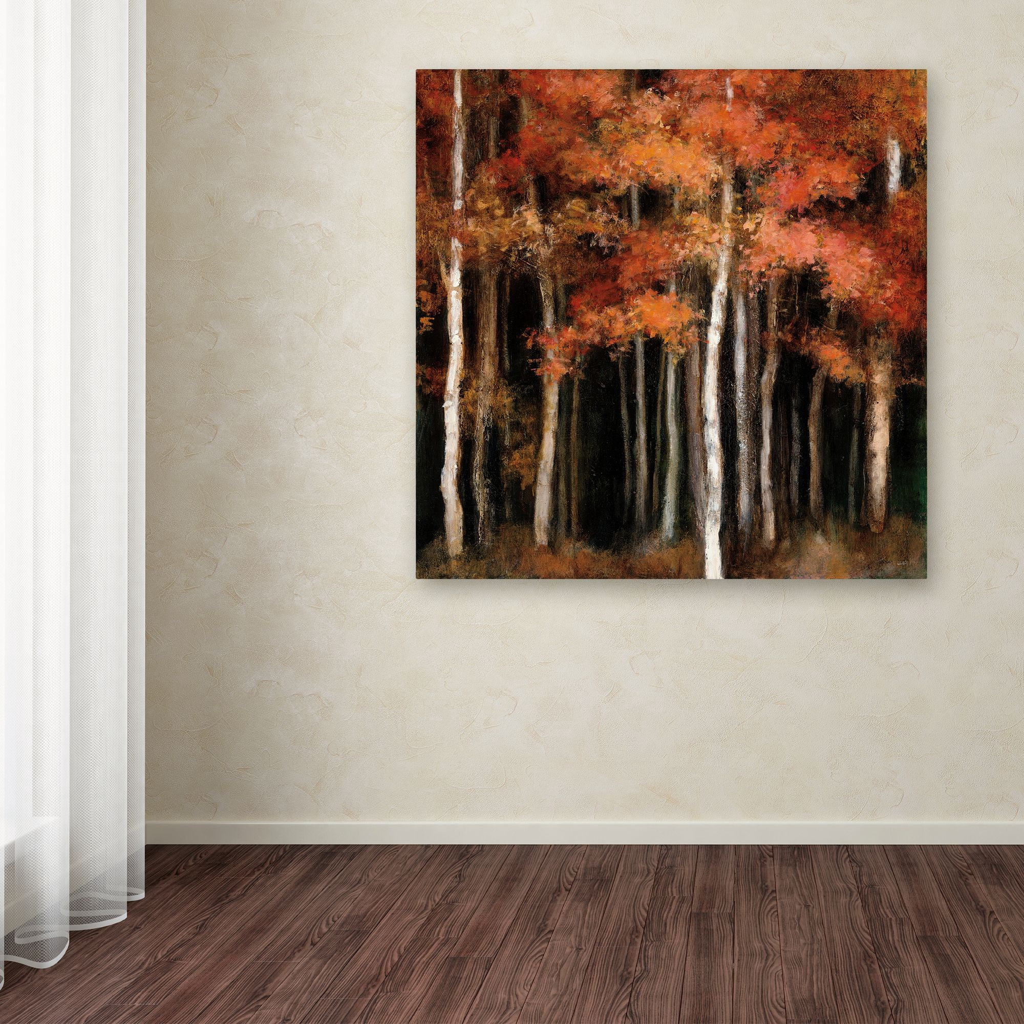 Trademark Fine Art 'October Woods' Canvas Art by Julia Purinton