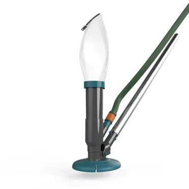 Mainstays Spa Vacuum with 360 Flexible Sides in Gray & Teal - 10.5 in x 6 in x 10.75 in - 0.65 lb