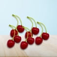 thumbnail image 4 of Cheer.US 30 Pcs Artificial Lifelike Simulation Small Red Black Cherries Fake Fruit Model Home House Kitchen Party Decoration Desk Ornament, 4 of 6