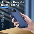thumbnail image 6 of Dteck Case for Google Pixel 9A ,Shockproof Soft TPU Inner Layer and Hard Outer Back Cover Double Layer Design Phone Case,Blue, 6 of 7
