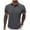 Dark Gray, variant on breaise Mens Henley Tshirt Solid Button V Neck Short Sleeve Shirt Tops Casual Summer Work Tee Tops Wine L Clearance sale