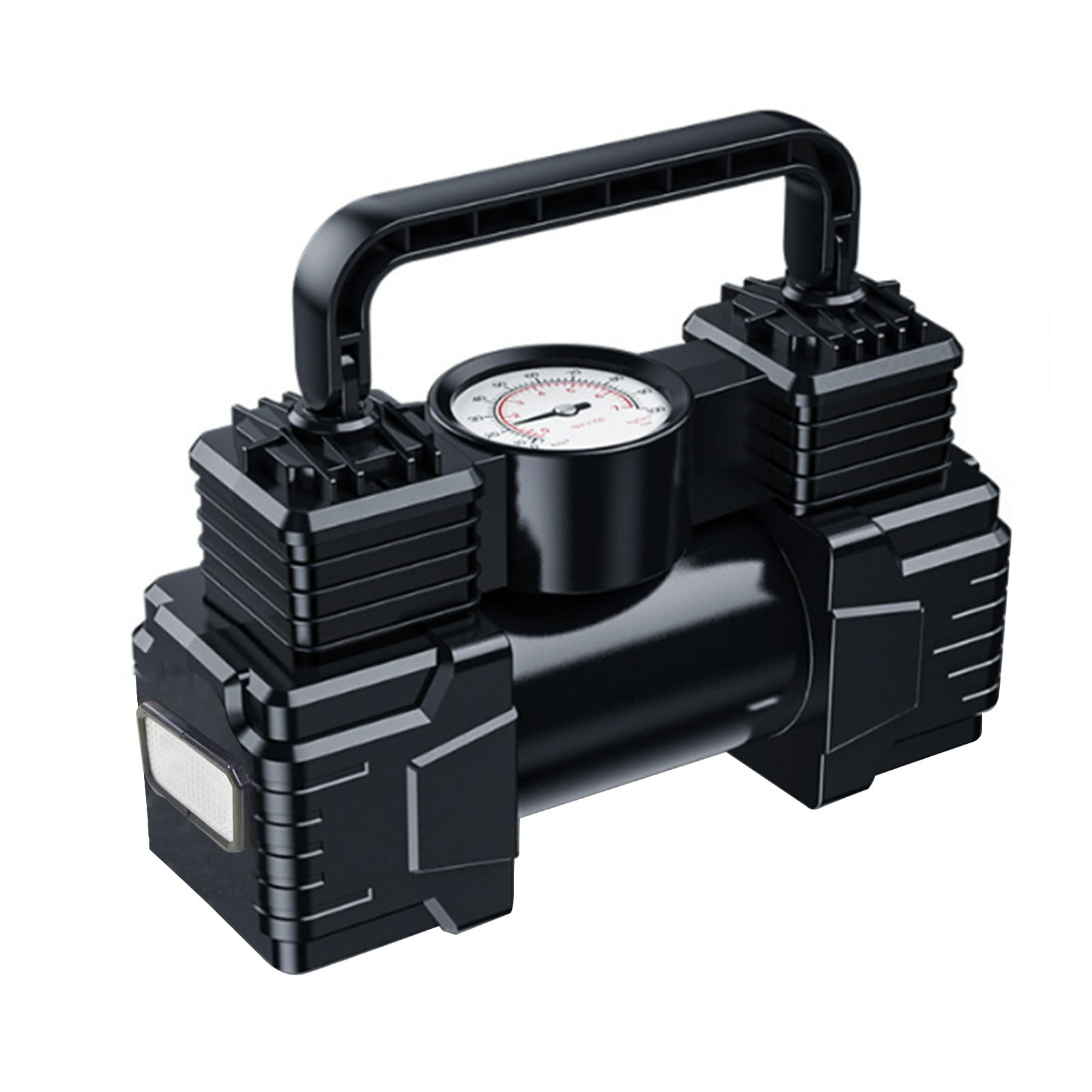 C-038 Double Cylinder Pointer Car Pump Portable High Power Tire Inflator 12V #93429