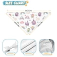 thumbnail image 6 of Dog Bandana 2 Pack,White Fairy Castle Pattern Bandanas for Dogs,Cat Bandana,Small/ Large Dog Bandana 2 Size,Dog Bandanas, 6 of 6