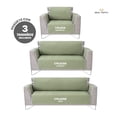thumbnail image 2 of Protector de Sala 3 Pzas Reversible Pinsonic, Real Textil (Olivo - Gris, CH/M/G), 2 of 6