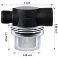 thumbnail image 4 of 8X Water Pump Strainer Filter, RV Replacement 1/2 Inch Twist-on Pipe Strainer Compatible with or Pumps, 4 of 6