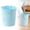 Blue, variant on XJGHHSY Mini Wastebasket 1 Gallons Small Blue Trash can office Plastic Garbage Can for Bathroom Vanity,Desktop,office,Blue