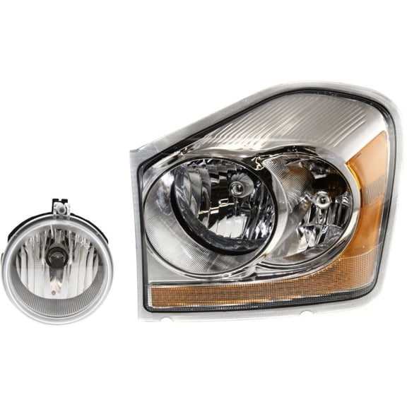Headlight Kit For 2004-2005 Dodge Durango Sport Utility Driver Side