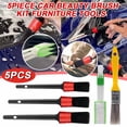 thumbnail image 1 of 5 Piece Plastic Round Brush For Car Beauty Detail Car Cleaning Small Brush, 1 of 7